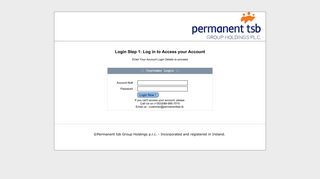 
                            9. Login Step 1: Log in to Access your Account - Permanent TSB Group