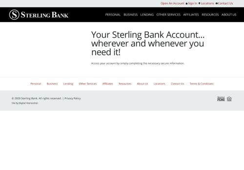 
                            6. Login - Sterling Bank