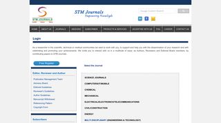 
                            1. Login - STM Journals