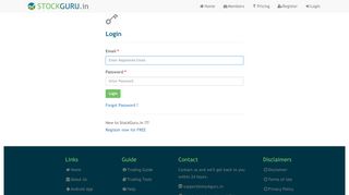 
                            4. Login - StockGuru.in