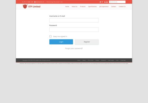 
                            3. Login | STP Limited