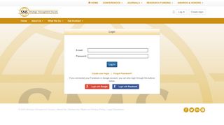 
                            1. Login - Strategic Management Society