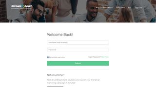 
                            1. Login | Streamsend E-Mail Marketing