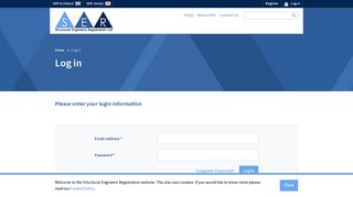 
                            3. Login | Structural Engineers Registration Ltd - SER Ltd