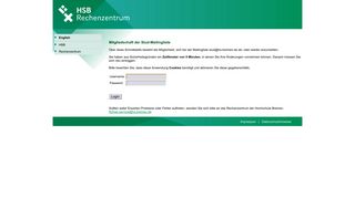 
                            6. Login Stud-Mailingliste - Hochschule Bremen