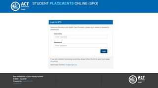 
                            12. Login - Student Placements Online - Capabiliti