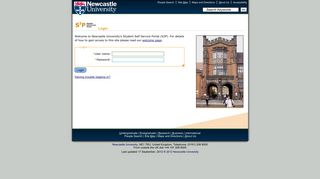 
                            9. Login - Student Self Service - Newcastle University