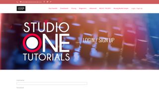 
                            6. Login – Studio One Tutorials