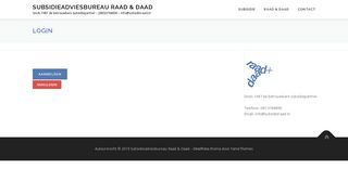 
                            6. Login - Subsidieadviesbureau Raad & Daad