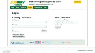 
                            10. Login - Subway® Platters - Eat Fresh