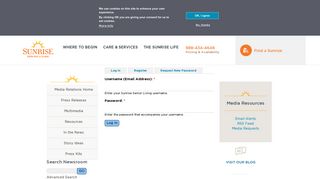 
                            6. Login - Sunrise Senior Living