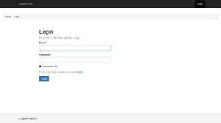 
                            3. Login - SuperProfs