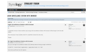 
                            4. login Surveillance Station with browser - Synology Forum