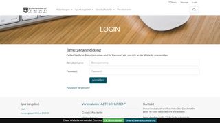 
                            10. Login: SV Kehlen e.V.