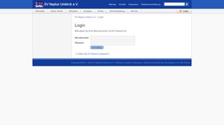 
                            9. Login - SV Neptun Umkirch e.V.