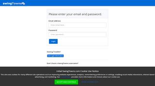 
                            1. Login - SwingTowns