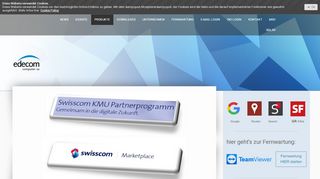 
                            8. Login Swisscom - edecom, für individuelle Lösungen