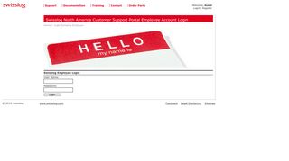 
                            2. Login Swisslog Employee