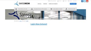 
                            1. Login :: Swissmem - Der Werk- und Denkplatz Schweiz