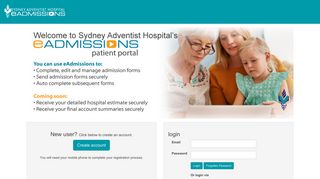 
                            5. Login - Sydney Adventist Hospital