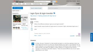 
                            6. login Sync & login transfer - MSDN - Microsoft