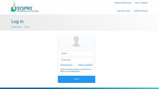 
                            4. Login - SYSPRO App Store