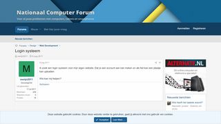 
                            10. Login systeem | Nationaal Computer Forum