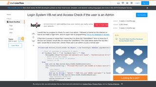 
                            4. Login System VB.net and Access Check if the user is an Admin ...