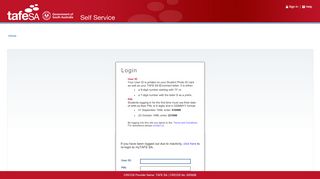 
                            3. Login - TAFE SA