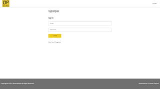 
                            4. Login - TagCompare - ObservePoint