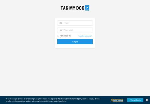 
                            8. Login – TagMyDoc