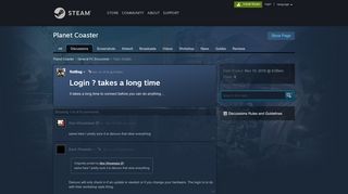 
                            9. Login ? takes a long time :: Planet Coaster General PC Discussion