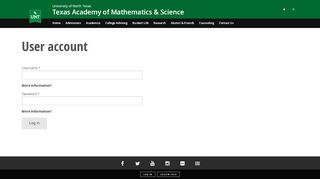 
                            9. login - Tams - UNT