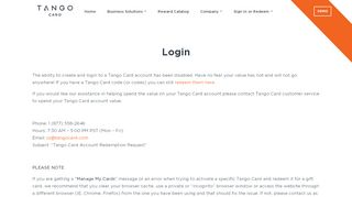 
                            9. Login - Tango Card