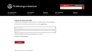 
                            2. Login | Te Wānanga o Aotearoa