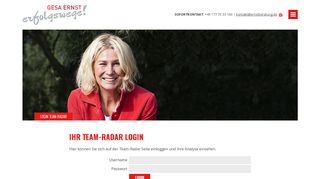 
                            10. Login Team-Radar | Gesa Ernst