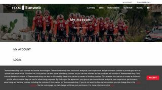 
                            13. Login - Team Sunweb Shop