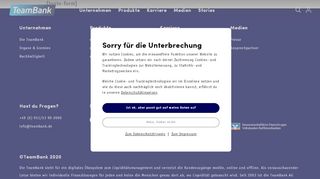 
                            5. Login | TEAMBANK AG - Die TeamBank