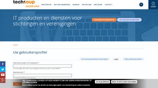 
                            1. Login - TechSoup Nederland