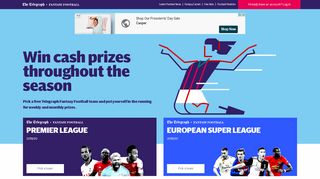 
                            3. Login - Telegraph Fantasy Football Championship