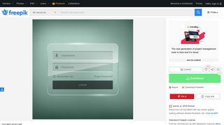 
                            5. Login template with brightness effect Vector | Free Download - Freepik