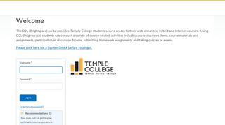 
                            7. Login - Temple College