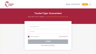 
                            1. Login - TenderTiger