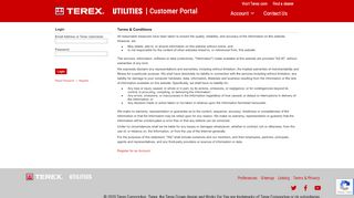 
                            12. Login - Terex Utilities Portal | Terex - Terex Corporation