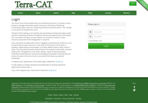 
                            12. Login - Terra-CAT: The FWC Species and Habitat Programs ...