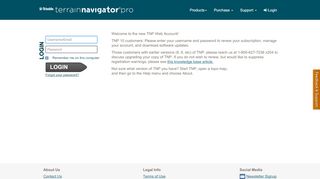 
                            9. Login - Terrain Navigator Pro