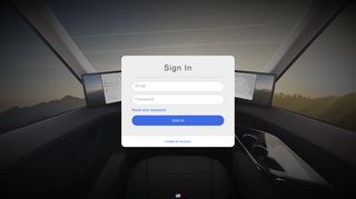 
                            2. Login - Tesla Account