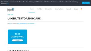 
                            3. Login_Testdashboard - Better Payment