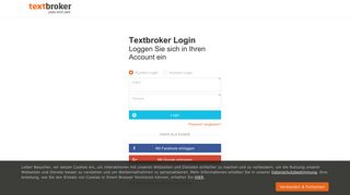 
                            1. Login - Textbroker