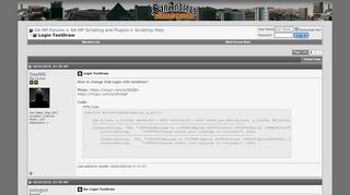
                            6. Login textdraw - SA-MP Forums